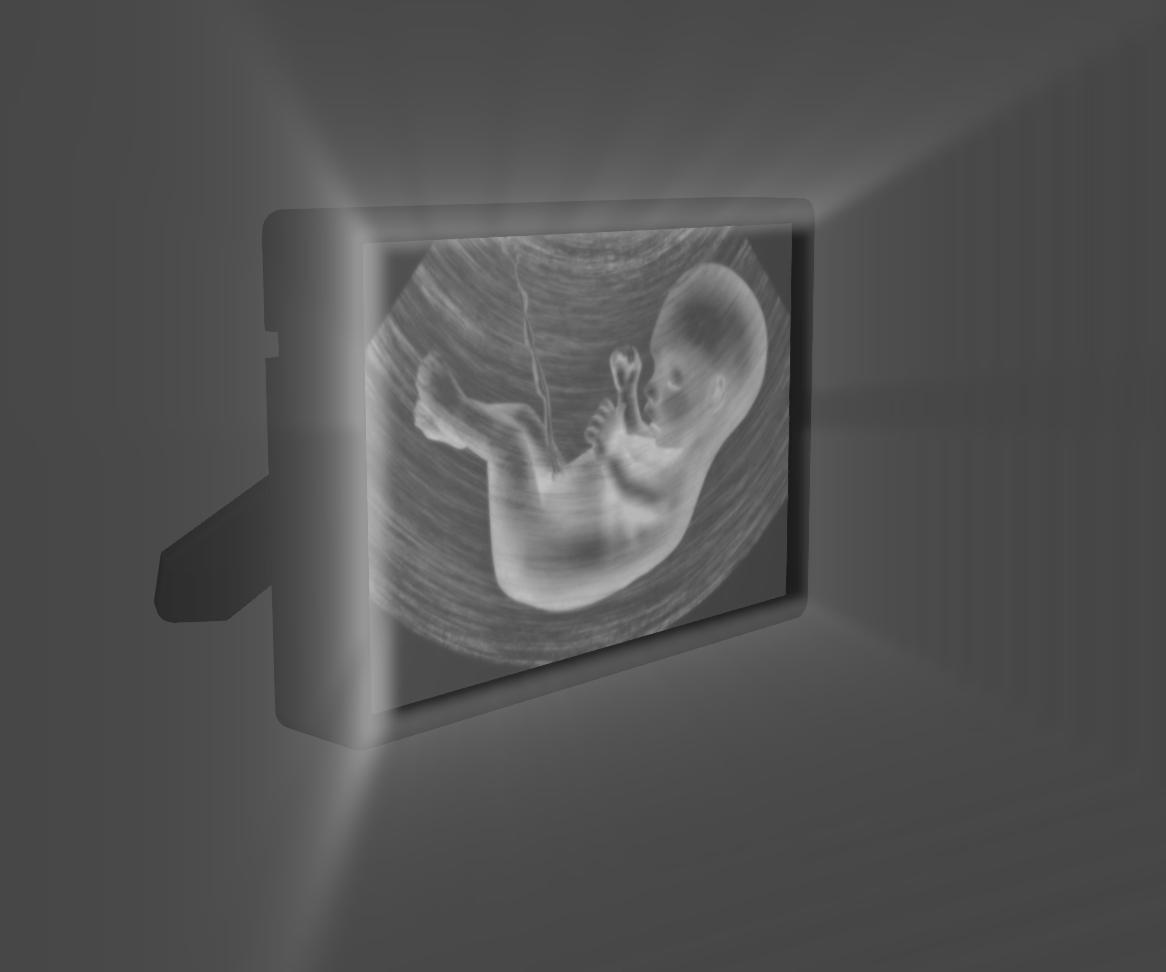 Boite Lumineuse 3D - Blanc Sculpté